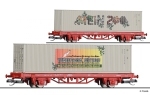 TILLIG 17483 - TT - START-Containertragwagen Lgs Mein Zoo mit 40‘-Container, Ep. VI